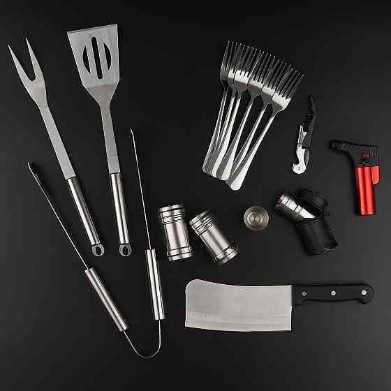 Шампури подарункові набір бокс для пікніка гриля та барбекю Оригінальні Віп подарунки на день народження татові, хлопцю, Тернопіль