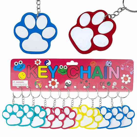 Брелок для ключів гумовий Лапка 12 шт. Київ