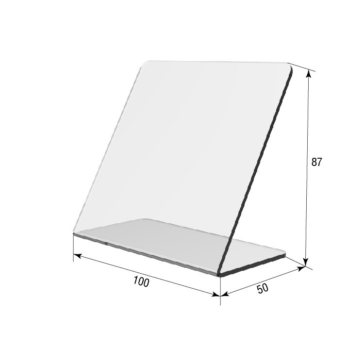 Акриловая подставка EKOSTAR  под QR код 100х100мм Киев - изображение 4