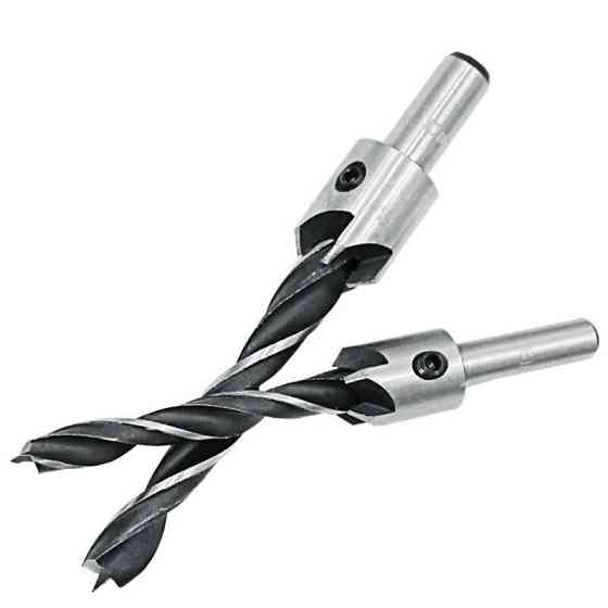 Набір з 7 свердл сзенкером по дереву 3-10ммм, циліндричних Винница