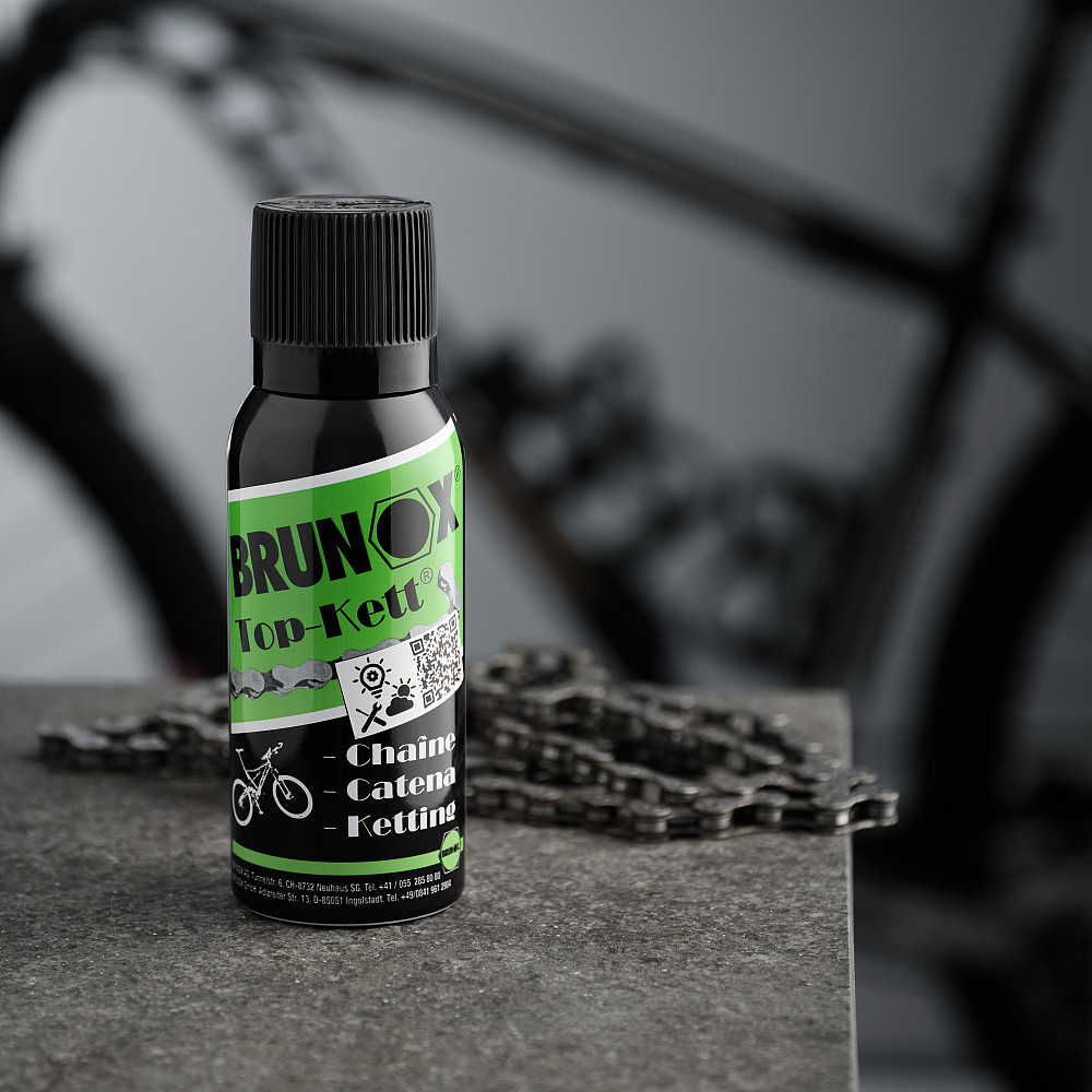 Мастило для велосипедних і мотоциклетних ланцюгів, спрей Brunox Top-Kett 100ml Киев - изображение 2