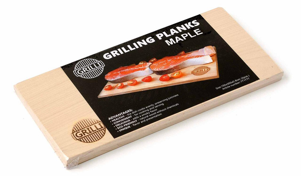 Планки для гриля з клену 30x15x0,8 см 2 шт GRILLI 771777 Код: 012536 Рівне - фото 1
