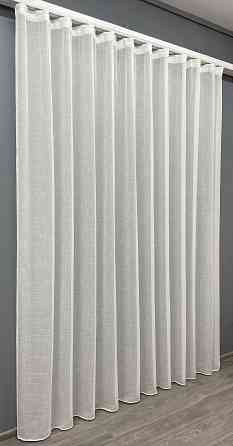 Тюль VR-Textil 1211т Івонна Льон Молочний з золотистим вкрапленням 300х240 см (43-145) Київ