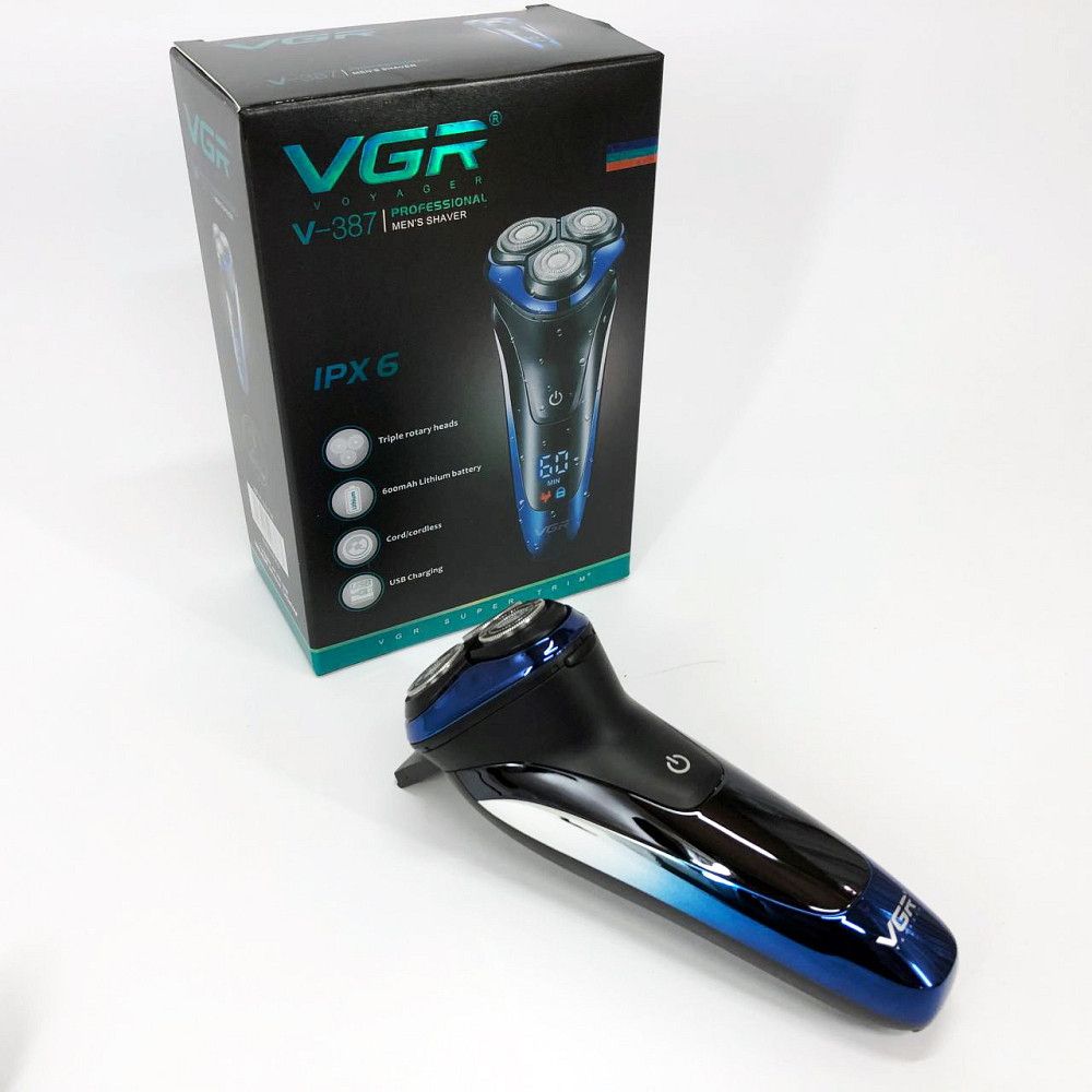 Хороша бритва портативна VGR, Електрична бритва для догляду за бородою, Хороша електробритва для бороди RX-76 Львів - фото 12