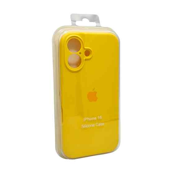 Чохол для смартфона Silicone Full Case AA Camera Protect for Apple iPhone 16 33,Canary Yellow Київ