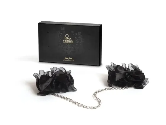 Наручники Bijoux Indiscrets - Frou Frou Organza handcuffs, атлас і органза, подарункова упаковка Львів