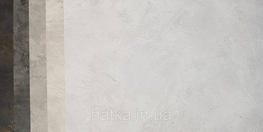 Обои винил на флизелине Caselio Patine 0.53х10 под штукатурку матовые светло серые с голубым разные оттенки Киев - изображение 2