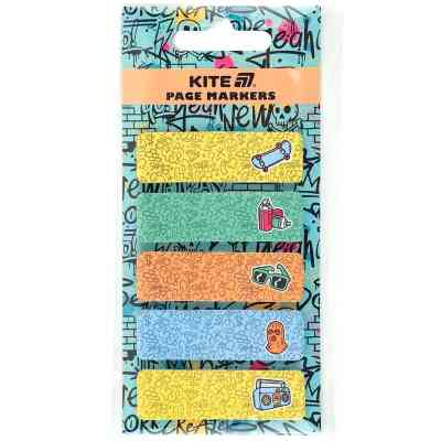Стікер-закладка Kite паперова з малюнком , 100 шт, 5х15х50 мм, прямокутна (K25-480-1) Вінниця