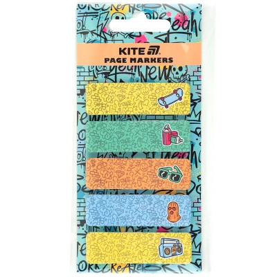 Стікер-закладка Kite паперова з малюнком , 100 шт, 5х15х50 мм, прямокутна (K25-480-1) Вінниця - фото 2