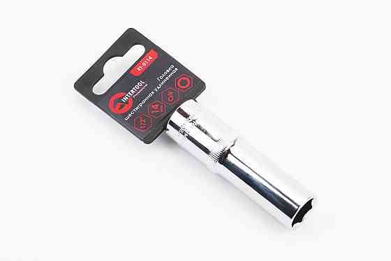 Головка торцева 6-гранна подовжена 1/2" 14х78мм CrV ET-0114 Київ