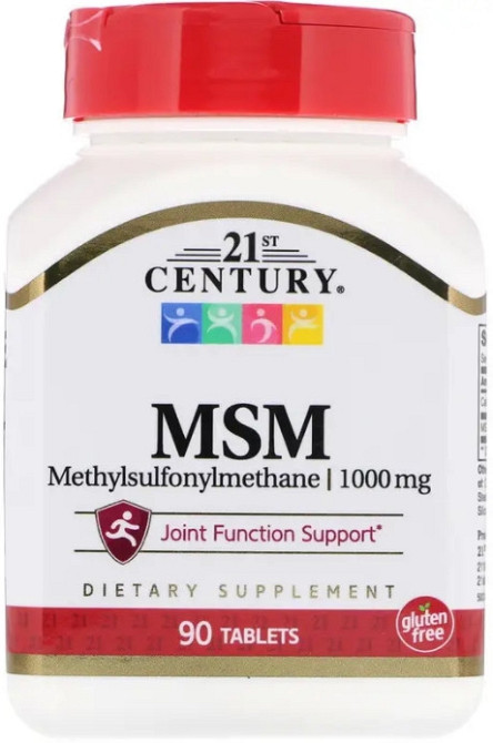 Метилсульфонилметан МСМ 21st Century MSM 1000 мг 90 таб Киев - изображение 1