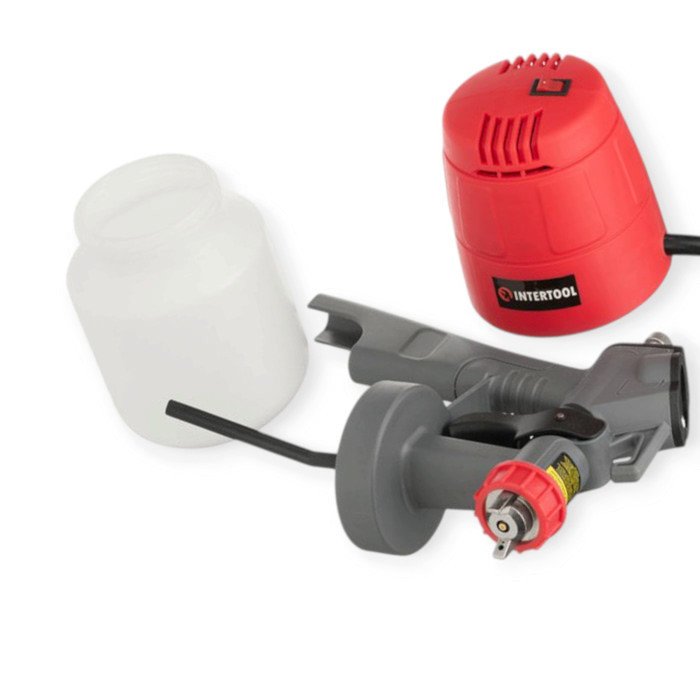 Пистолет покрасочный электрический d-1.5, 450 Вт с бачком 1.0л, 100-200 мл/мин HVLP Мукачево - изображение 6