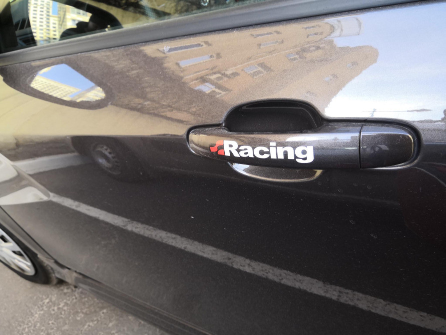 Наклейки на ручки Racing Чорна, Червона, Біла св Київ - фото 3