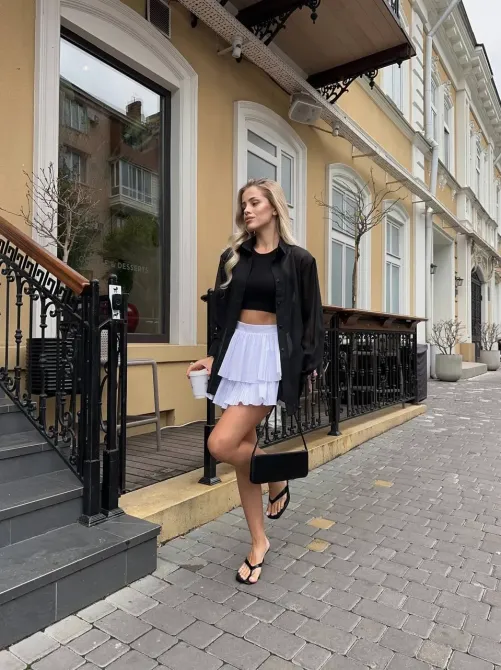 Сорочка з шифону та спідниця-шорти у продажі окремо Одеса - фото 20