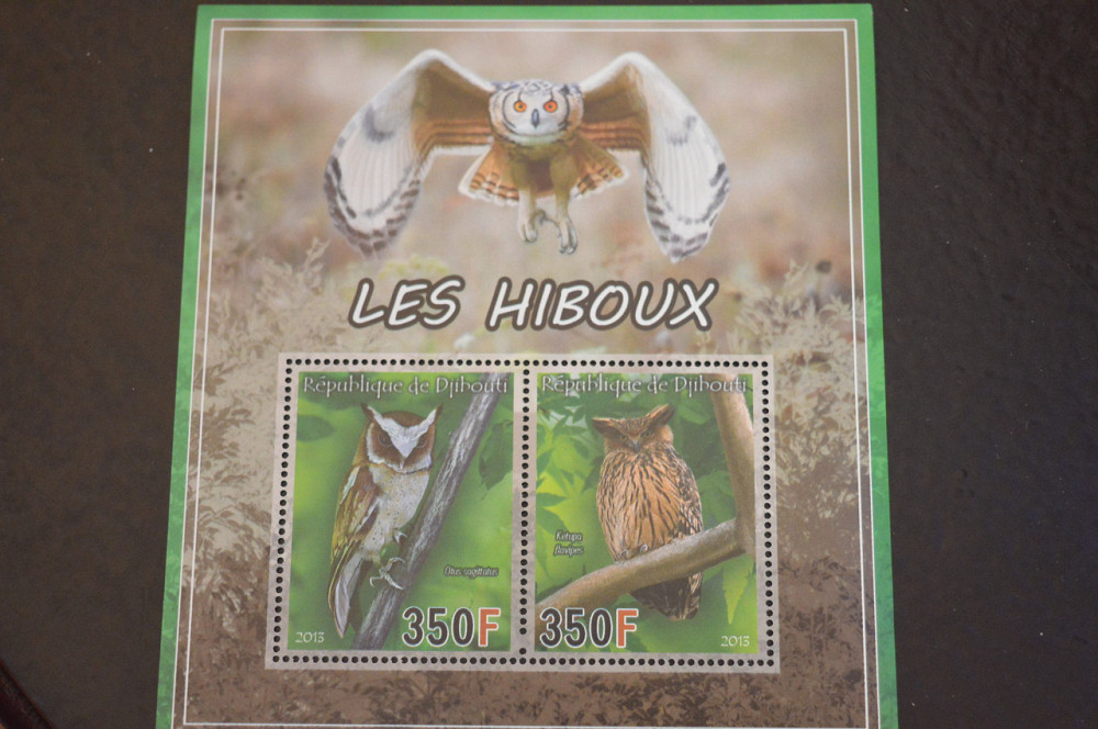 Джибути. Фауна. Блок. 2015 год (В-6) Полтава - изображение 1