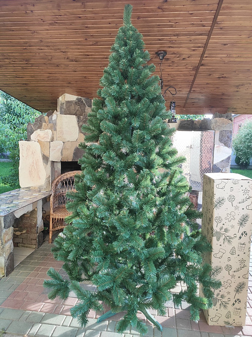 Искусственная зеленая елка ПВХ Карпатская сказка 2.5 Одесса - изображение 2