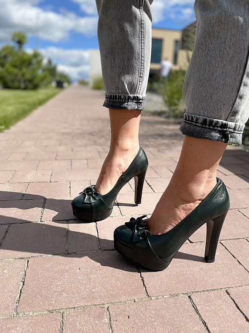 Stepter Туфлі жіночі Stepter темно-зелені натуральна шкіра 38р. (4290) Коломия - фото 4