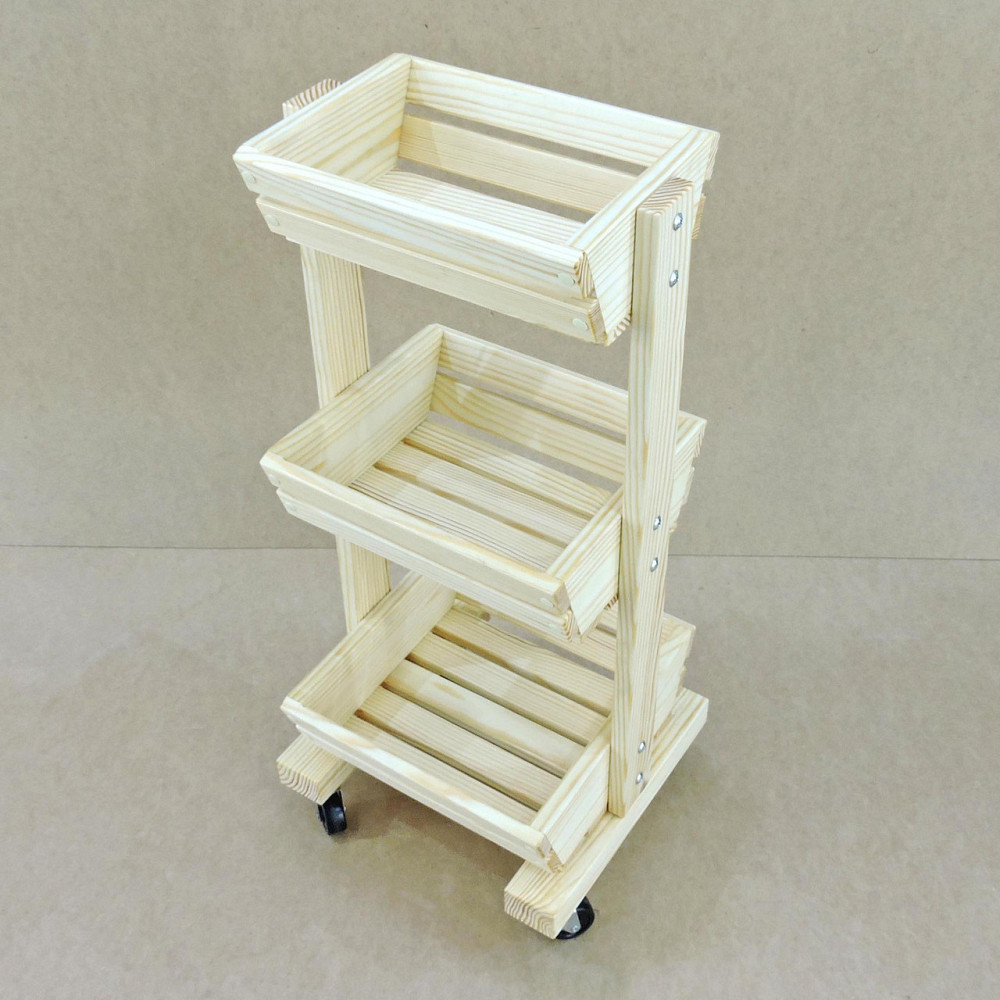 Лоток для овочів і фруктів "Окра" на коліщатках бланже Миколаїв - фото 2