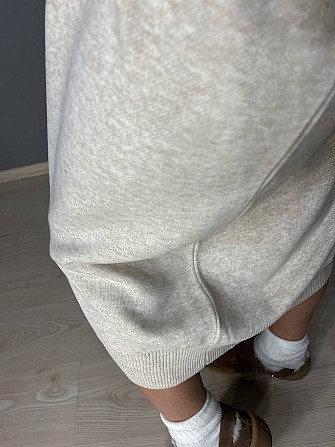 Платье женское My fashion 2024120 свитер ворот стойкая молния длинное one size светло бежевое, світл Одесса - изображение 9