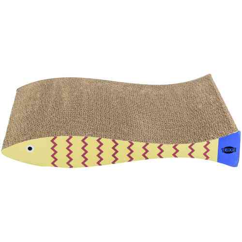 Рыба картонная с кошачьей мятой 2 шт 40х30х11 см мятно-кремовый Киев