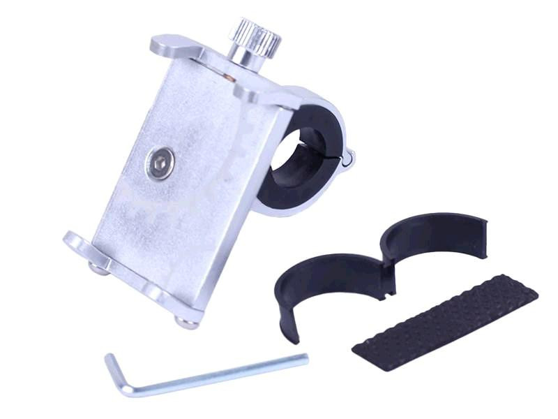 Крепление для телефона на руль HFCM-09 алюминий серебро Киев - изображение 1