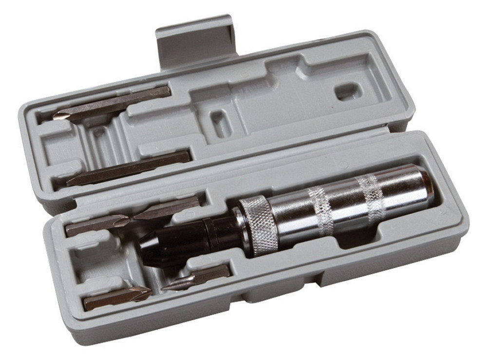 MASTERTOOL Викрутка ударно-поворотна MASTERTOOL з насадками 6 шт в кейсі 40-0151 Коломыя - изображение 1