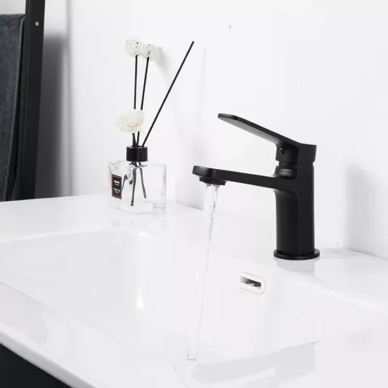 Смеситель для умывальника Frap F1062 черный Киев