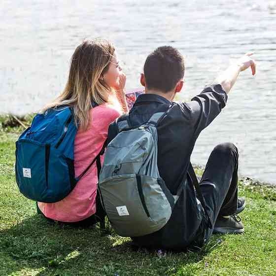 Рюкзак компактний Naturehike Ultralight NH17A017-B 22 л, блакитний Київ