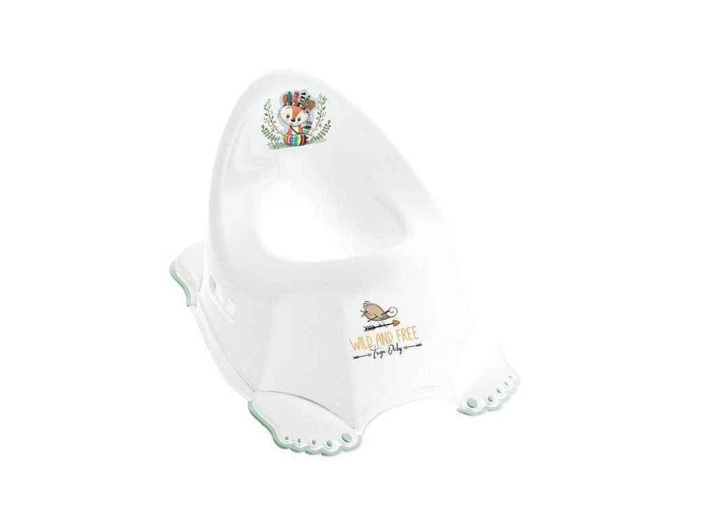 Горщик дитячий білий/зелений Дикий захід (DZ-001-103 Fox, white/green) ТМ TEGA Київ - фото 1
