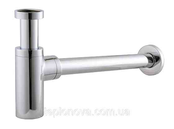 Сифон для раковин цилиндрический Globus Lux GSB-32-125-00 1 1/4 ″, хром, латунь Черновцы