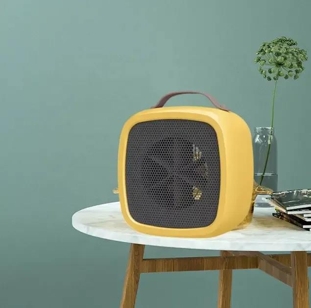 Портативный обогреватель от сети, 500Вт, Настольный тепловентилятор / Электрообогреватель KRT-01 Коломия - фото 3