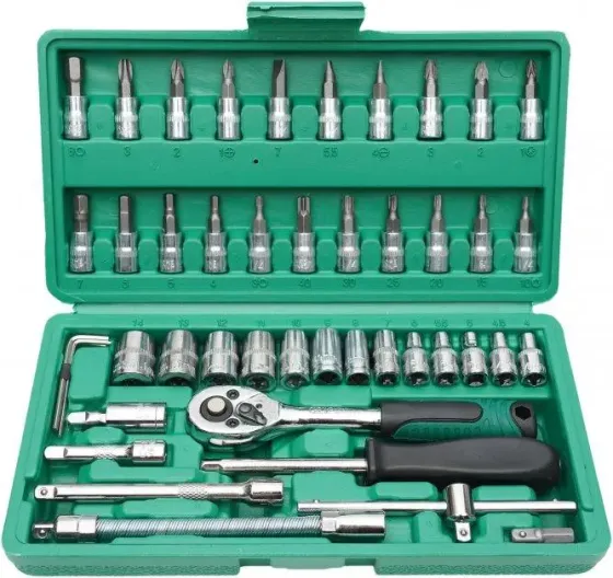 Набор инструментов в чемоданчике Piece Tool Set (46 предметов) Коломия