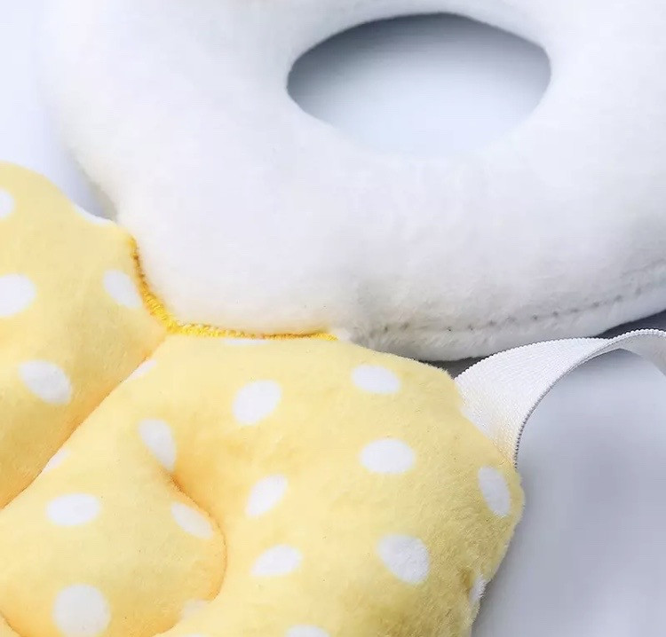 Подушка для защиты головы младенца Ангелочек, цвет голубой, подушка противоударная мультяшная , от 3 мес Киев - изображение 3