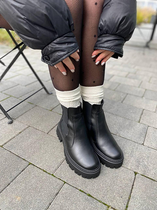 Edan Instruments Черевики жіночі EDAN 17/2 чорні (зима, шкіра натуральна) (6101) Коломыя - изображение 3