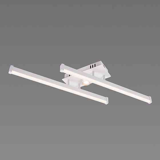 Люстра стельова світлодіодна VALESO 2 плафони LED 20W Білий Золото Сталь Акрил YH1310/2 Коломия