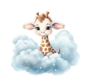 Термонаклейка для одежды для ребенка Жираф Киев - изображение 1