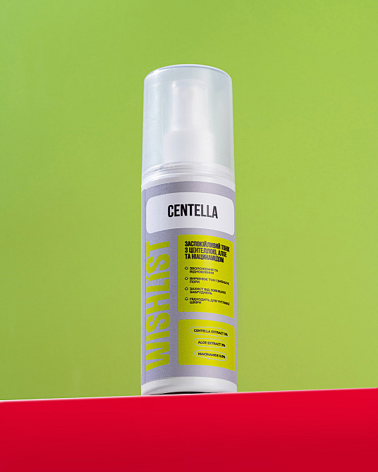 Успокаивающий тоник с центеллой, алоэ и ниацинамидом WISHLIST Centella Toner, 120 мл Киев - изображение 6