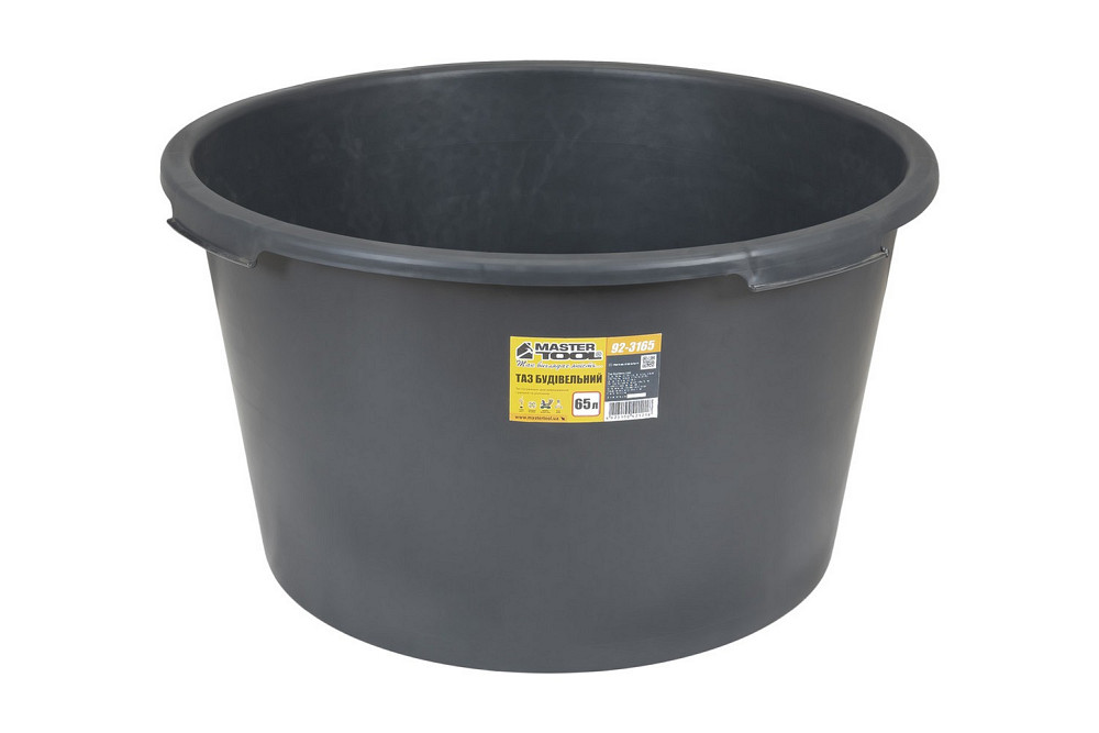 MASTERTOOL Таз пластиковий будівельний MASTERTOOL 65 л круглий 92-3165 Коломия - фото 4
