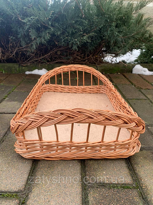 Таця плетена з лози Київ - фото 3