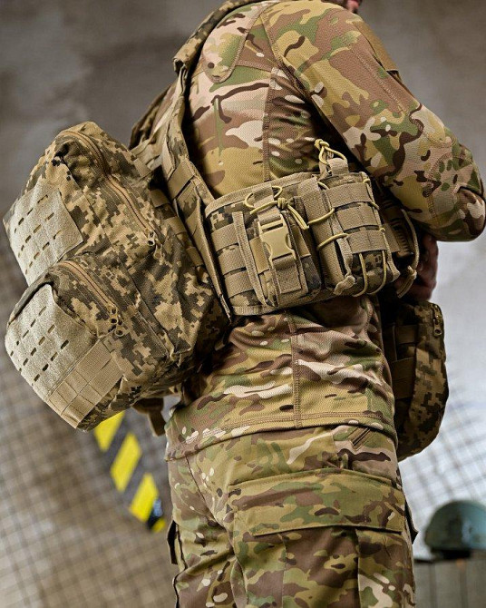 Плитоноска 4 точки быстрый сброс stragen   пиксель с рюкзаком ПП 7910 Одесса - изображение 6