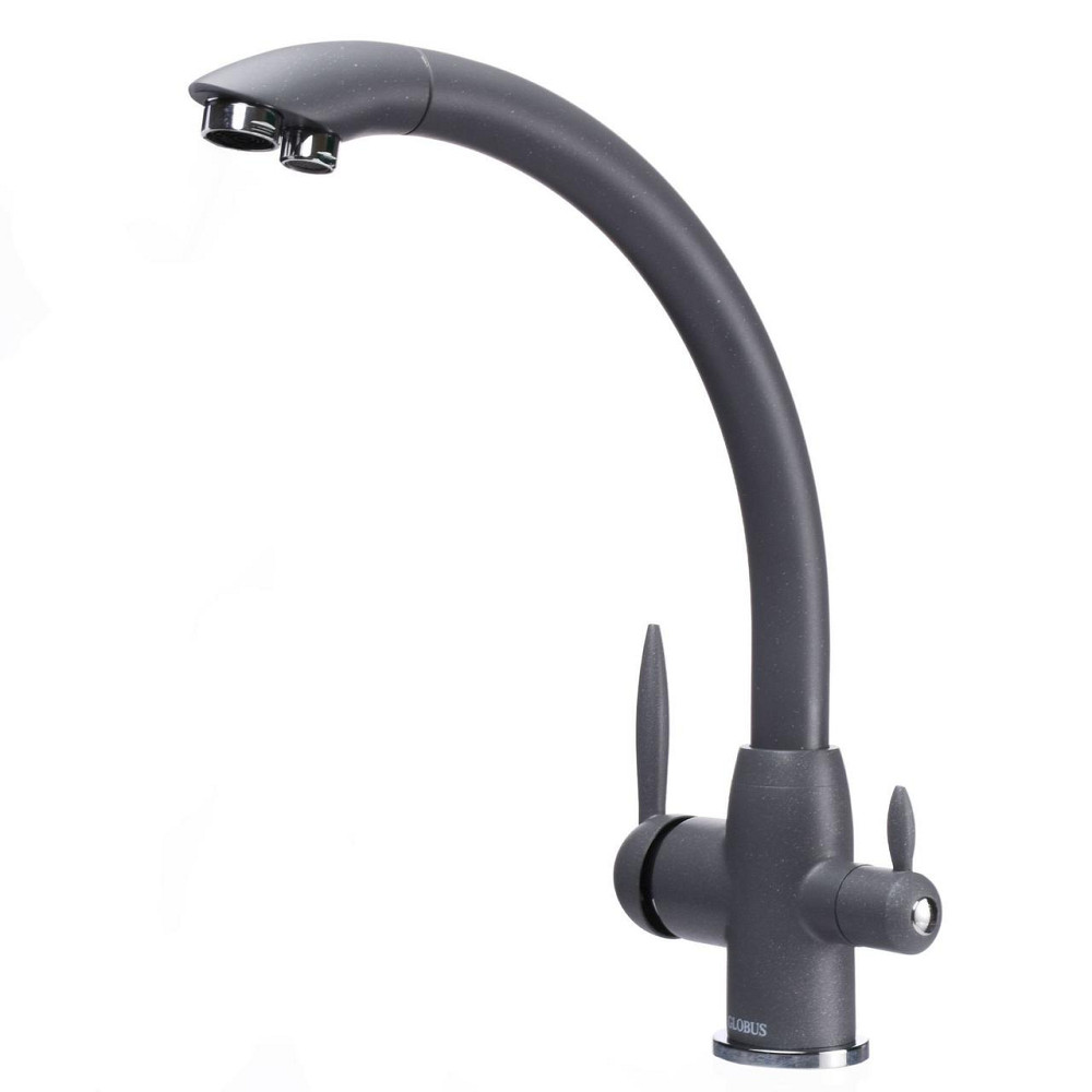 Смеситель для кухни под осмос Globus Lux LAZER GLLR-0777-3-TITANIUM (000019243) Киев - изображение 3