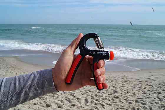 Еспандер кистьовий Power System PS-4021 з регульованим навантаженням 10-40 кг.  Power Hand Grip Black Київ