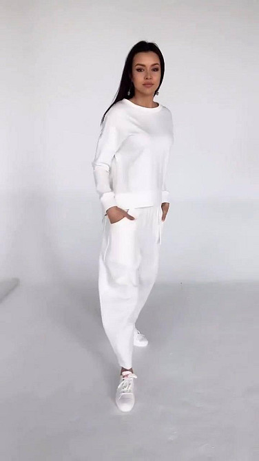 Жіночий повсякденний прогулянковий костюм двійка двонитка Одеса - фото 6