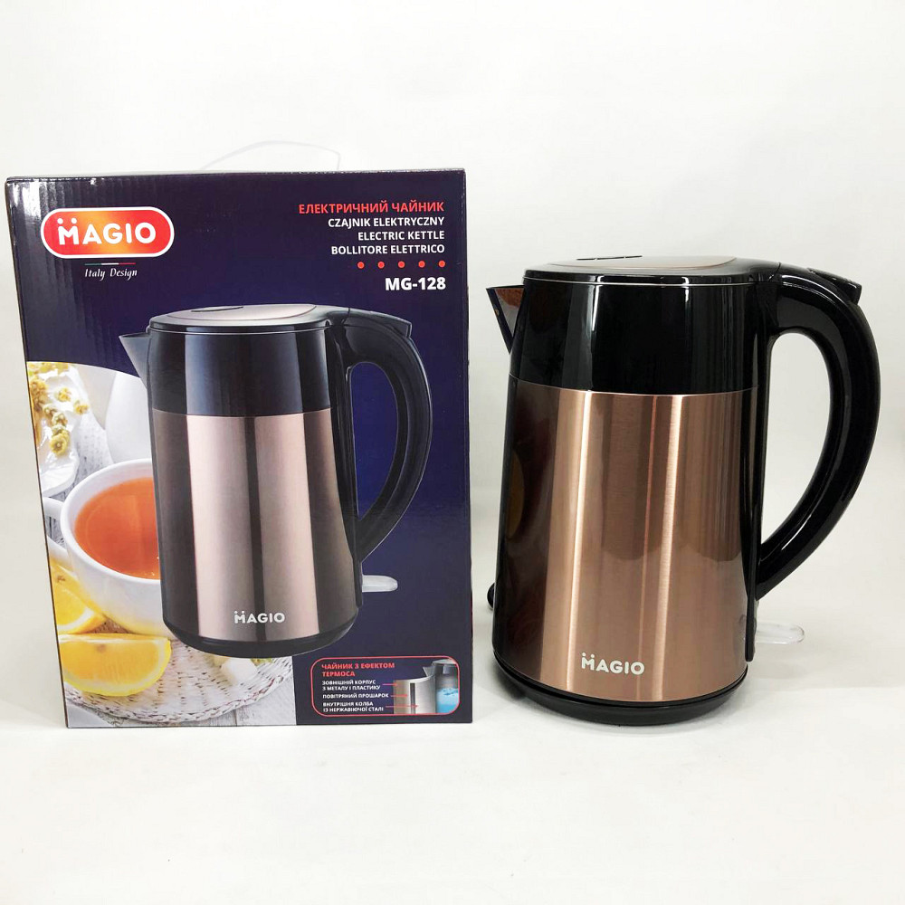 Электрочайник нержавейка, Электрический чайник с современным внешним видом, Мощный чайник электрический BE-76 Львов - изображение 3