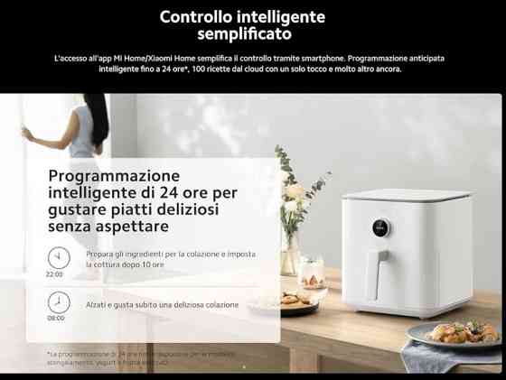 Мультипіч Xiaomi Mi Smart Air Fryer 6.5L для великої сім’ї,чорний. Київ