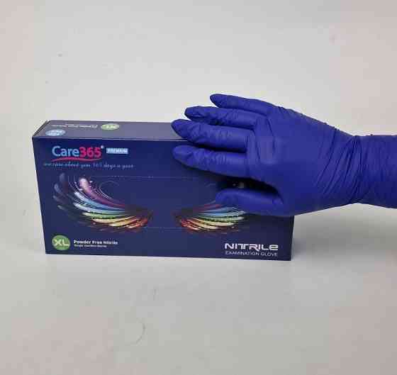 Рукавиці Нітрил Кобальтовий (100 шт.) розмір XL"CARE 365" (1 пачка) Харків