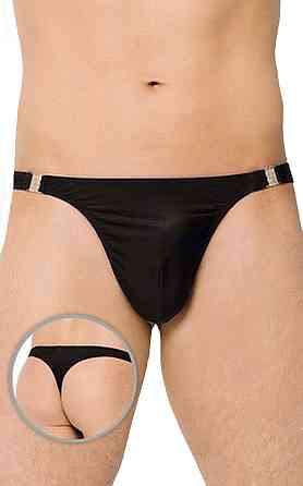 Еротичні чоловічі стрінги Thong 4432 - black XL Sex Aura Київ