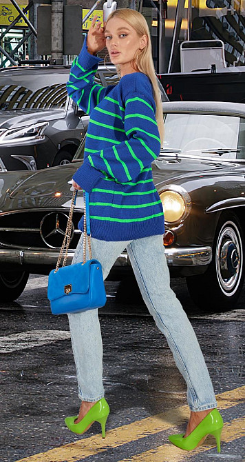 Свитер в полоску с мысом (48-52) Киев - изображение 6