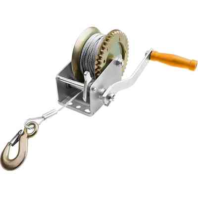 Лебедка Tolsen ручная барабанная тросовая 362кг, 10м х 4мм (62451) Винница