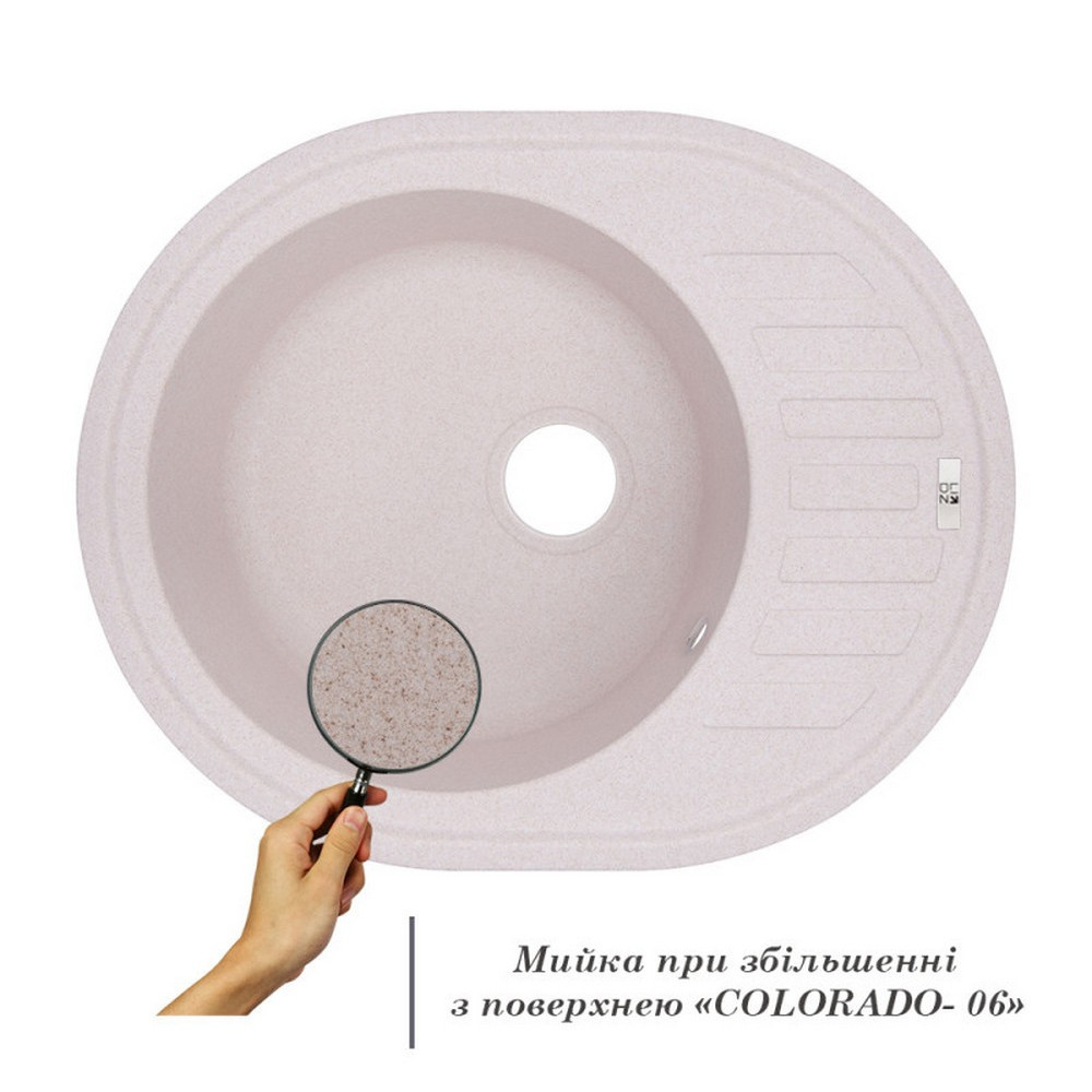 Кухонная мойка Lidz 620x500/200 COL-06 (LIDZCOL06620500200) Киев - изображение 3